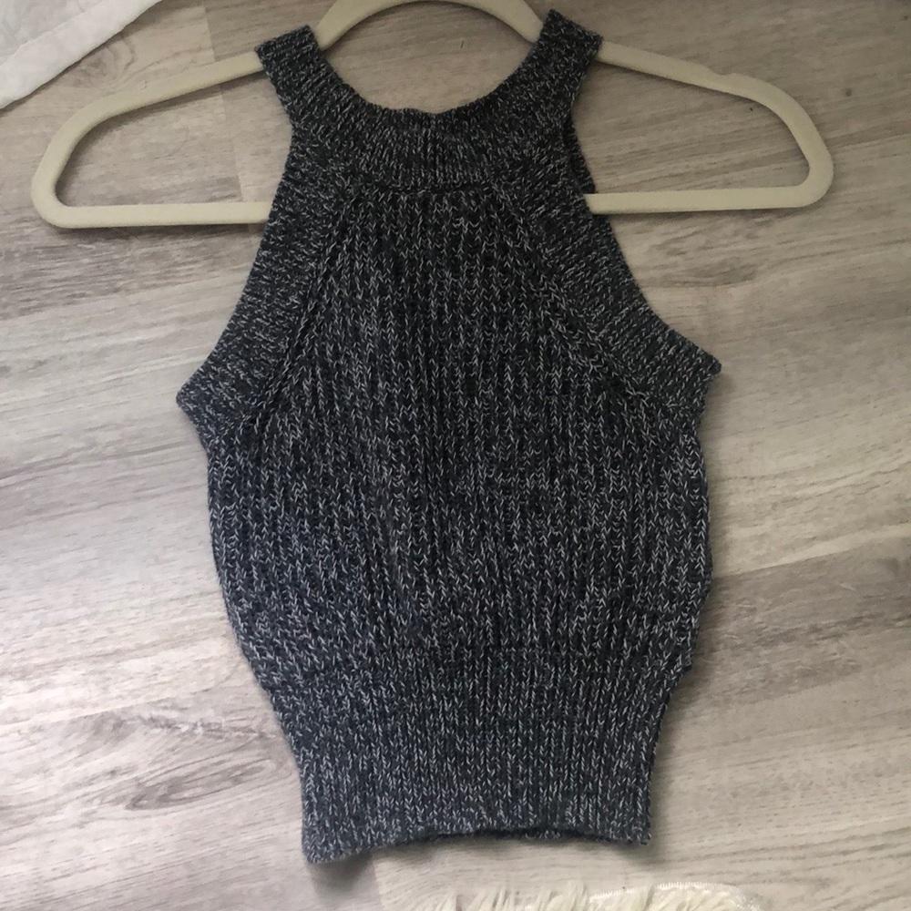 Knit halter top